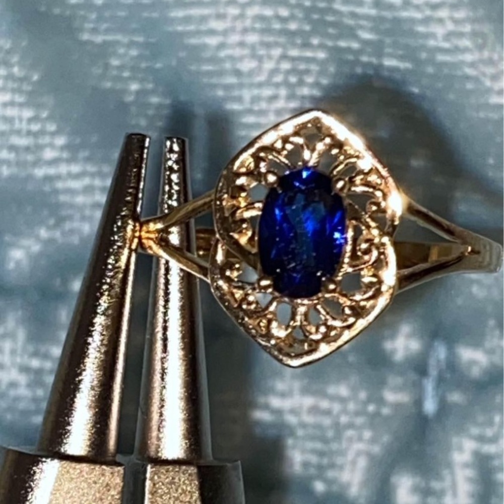 Bluestone and rgp ring size 7